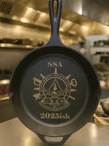 Custom Engraved Lodge Cast Iron Skillet Pan 10.25 Inch