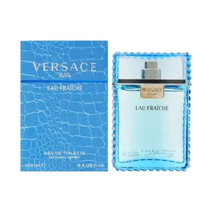 Versace Man Eau Fraiche 3.4 OZ Eau De Toilette for Men Fruity Scent Ideal for Daily Use 3.4 US fl oz