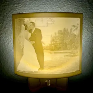 Portrait Shade 3d printed lithophane