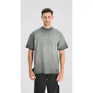 Blahk Colors Supernova Oversize T-Shirt In Carbon Green