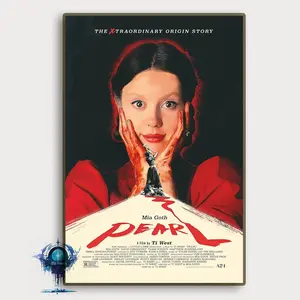 Pearl Movie Poster: Mia Goth, Ti West Film Art Print