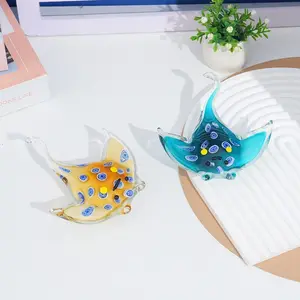 Creative Handmade Ocean Decor, Colorful Glass Starfish Ray Sculpture, Perfect Party Gift, Christmas, Easter, Thanksgiving, Valentine's Day, Birthday, Student Gift