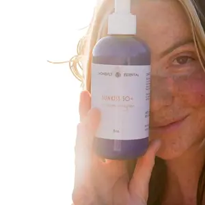 SunKiss Tallow Sunscreen Hydrating Non-Toxic, Blends In, 8 oz Sun Protection Lotion