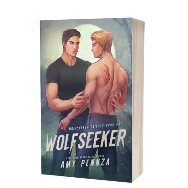 Wolfseeker MM paranormal romance - Signed by the author + character art