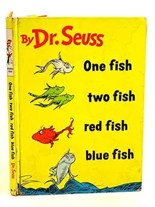 USED-One Fish, Two Fish, Red Fish, Blue Fish (Beginner Books) by Dr Seuss (Hardcover)