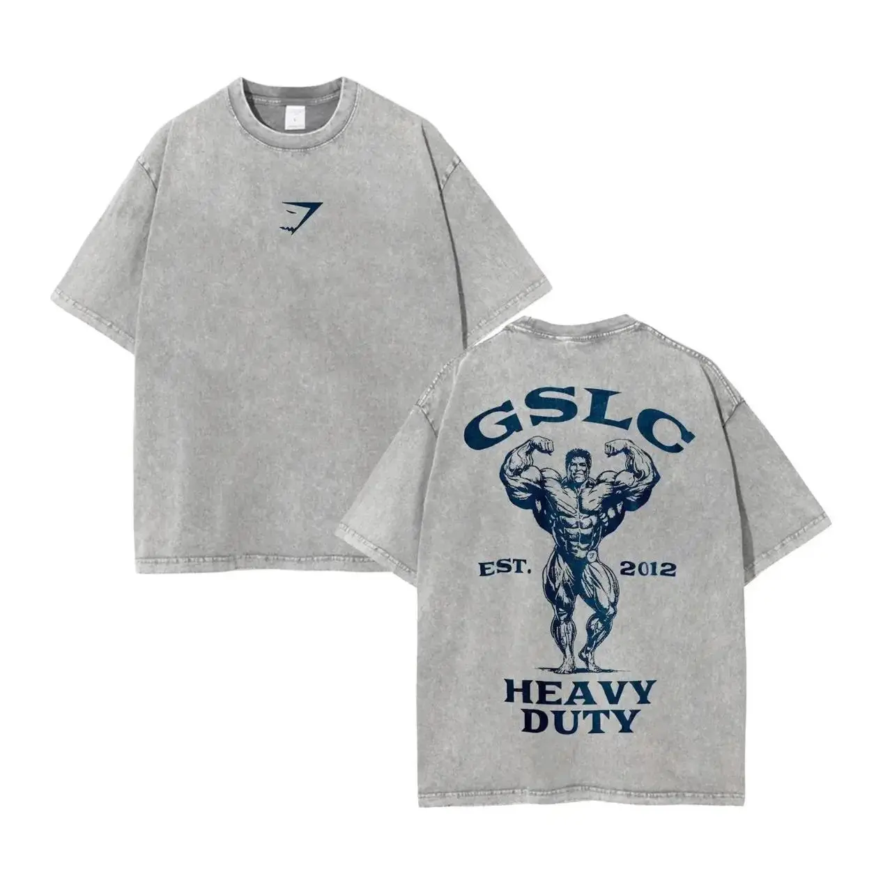Men's Heavyweight Premium Cotton Vintage Wash Short Sleeve Tee - Unisex Cut, Bold Escanor Graphic, Retro Finish, All Seasons Limited Edition Athletic Top for Training & Streetwear Activewear
