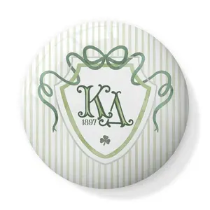 Kappa Delta Bow + Shield Bone China Trinket Box