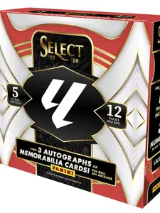 X 1 (ONE) 2025-26 Panini Select La Liga Box (Hobby)