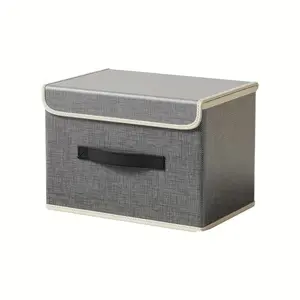 Convenient Storage Box, Multifunctional Organizer, Dustproof Foldable Container, Simple Design, Practical and Useful