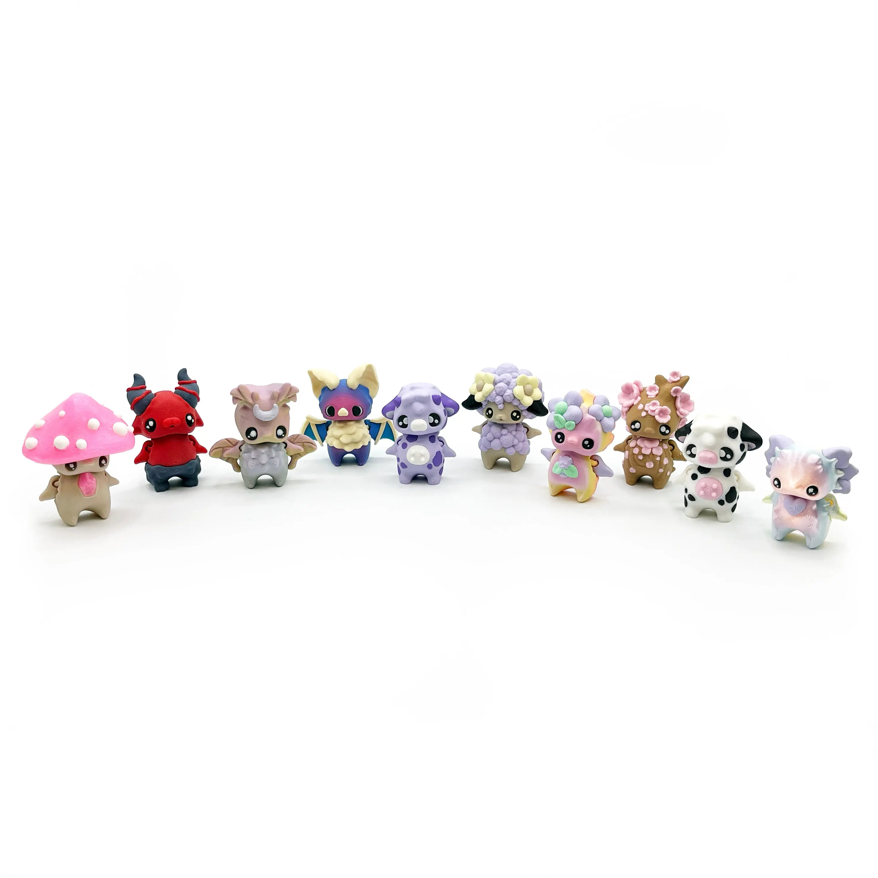 Pixie Desk Pals – Fairy Fidget Toy | Articulated 3D Printed Fantasy Creatures & Cute Desk Collectibles
