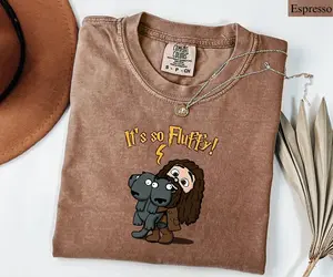 Comfort Colors? Hagrid?s Fluffy Shirt, Wizard Shirt, Wizard School Party Tee, Magical Creature Shirt, Bookish Shirt, Book Lover Sweatshirt