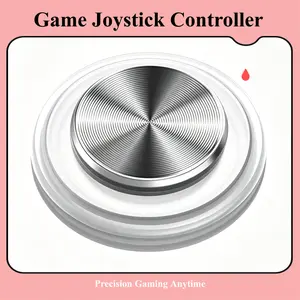 Round Game Joystick with Metal Buttons & Storage Box - Mobile Phone, Tablet Controller for Android, iPhone - Enhances Gaming Performance