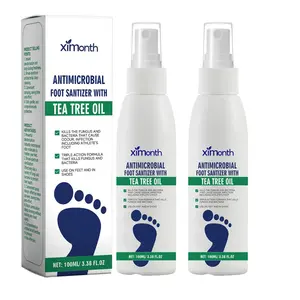1/2/3 Packs Tea Tree Oil Foot Spray – Antifungal, Odor-Relief & Moisturizing with Aloe Vera, Quick-Dry, Refreshing Foot & Shoe Care, Travel-Friendly,  100ml
