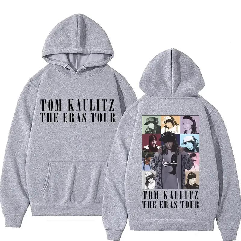 Tom Kaulitz The Eras Tour Hoodie German Rock Band Tokio Hotel Graphic Hoodies Men Women Hip Hop Punk Gothic Sweatshirt