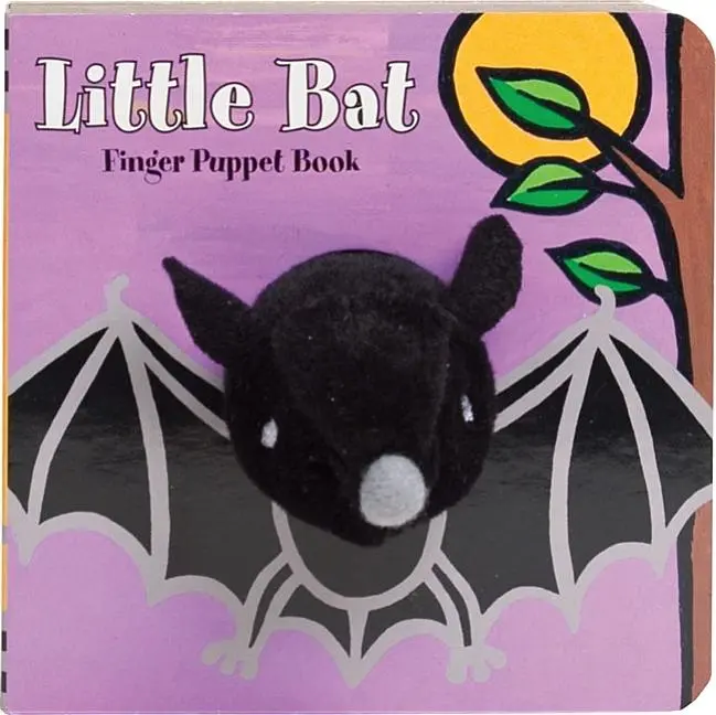 Little Bat: Finger Puppet Book: (Finger Puppet Book for Toddlers and Babies, Baby Books for Halloween, Animal Finger Puppets) [With Finger Puppets] by Chronicle Books (Board Book)