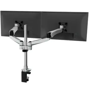 Full Motion Dual Monitor Desk Mount with Gas Spring Arms