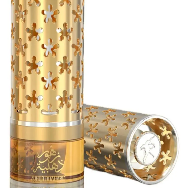 Le Chameau Zuhur Dhahabia Eau de Parfum 2.7oz Made in UAE Luxury Gold Perfume Bottle