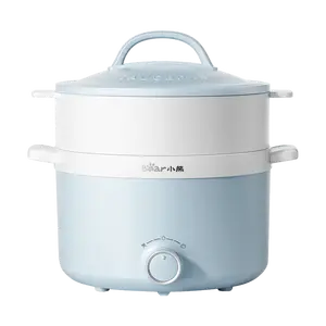 Bear Electric Multipurpose Mini Hot Pot and Steamer Pot 1.7L DRG-E17D2