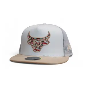 Lost Calf Mixteca Flat Bill Trucker Hat