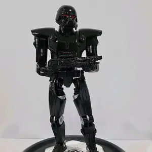 3D-printed and hand-painted Darktrooper, 13 inches tall. 1/6th scale