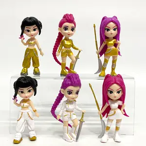 Platinum Edition K-POP Magic Squad Blind Box, Action Figure Collection Doll, Cute Anime Figure Desktop Decorative Toy. Suitable for fans to collect and as birthday gifts.