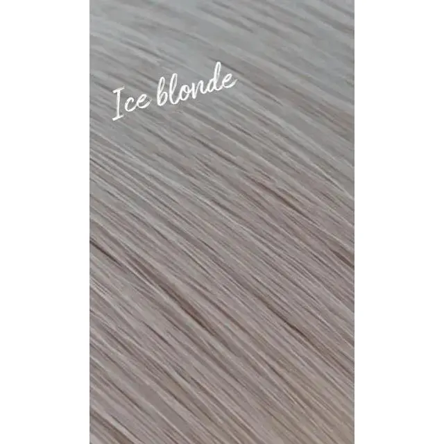 Ice Blonde K-Tip Hair Extensions for Keratin Fusion Installation