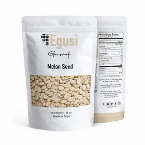 Premium Egusi Melon Seeds | Whole African Egusi Seeds for Cooking, Soups, Stews & Traditional Dishes | Natural | Resealable Bag
