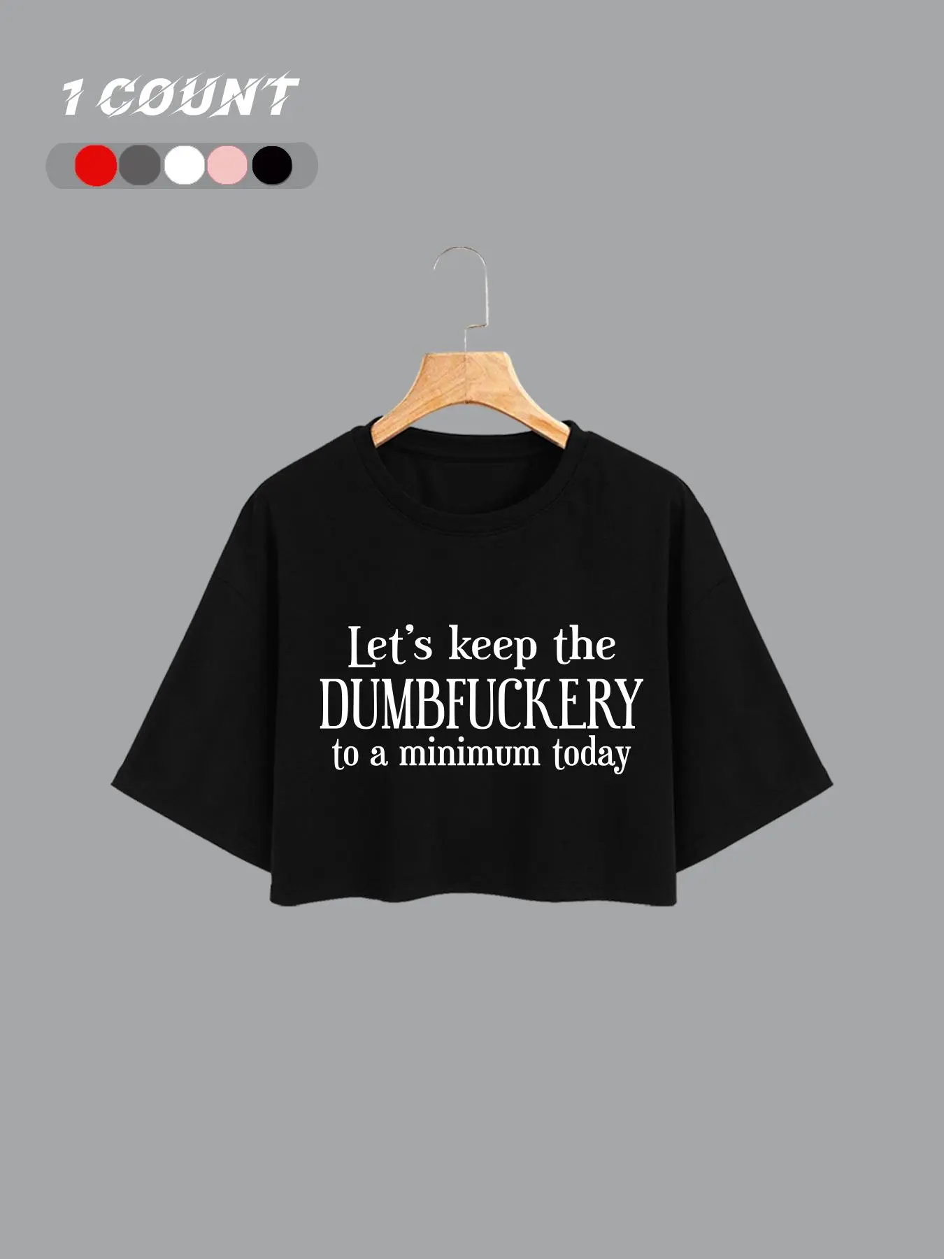 Women's Letter Print Round Neck Crop Tee, Custom Graphic Tee, Fashion Casual Printed Crew Neck T-shirt for Daily Holiday Vacation Outdoor Wear, Ladies Clothes for Summer, Top, Womenswear, Casual Fashionable Top