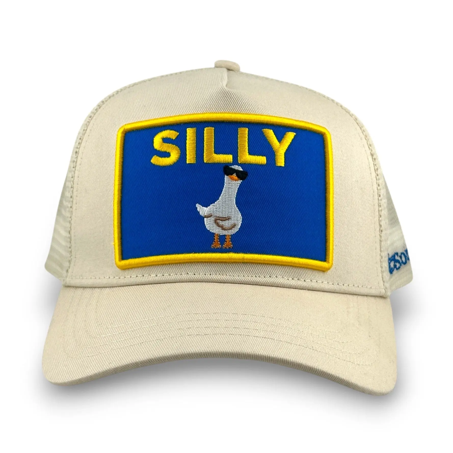 Silly Goose Trucker Hat - Cream