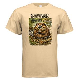 Beaver Short Sleeve TSHIRT  Menswear Shirt Streetwear Top Unisex Classic Animal Cotton Graphic graphic apparel t-shirt cotton men oversized tshirt unisex graphic graphic tee shirt oversized shirts unisex casual apparel y2k streetwear