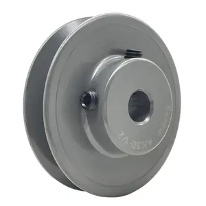 AK30-1/2 v Belt Pulley 1/2 inch Bore 3" OD,V Belt Sheave Cast Iron for A 3L 4L V-Belts,AK3012 Pulley