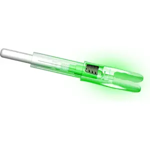 G X H S GT Lighted Nocks for Arrows with .165 .204 .233 .244 .246 Light up Knocks Archery illuminocks Compound Bow LED Arrow Nocks for Hunting Shooting 6-Pack