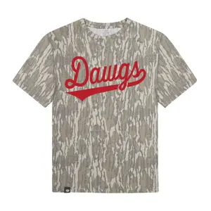 Camo Bottomland Dawgs Unisex Tshirt, Mossy Oak Dawgs Bottomland Shirt