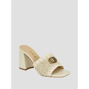 GUESS Female Gellian Woven Mules GUESS Female Gellian Woven Mules