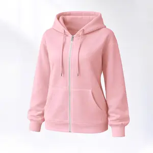 Women's Zip-Up Hooded Jacket | Casual Long-Sleeve Hoodie for Fall & Winter, Everyday Wear & Indoor/Outdoor Activities