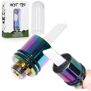 Ceramic heating head multi-function heating tool 3 seconds fast heating for slicing candles dipping oil Mixed color 1PCS