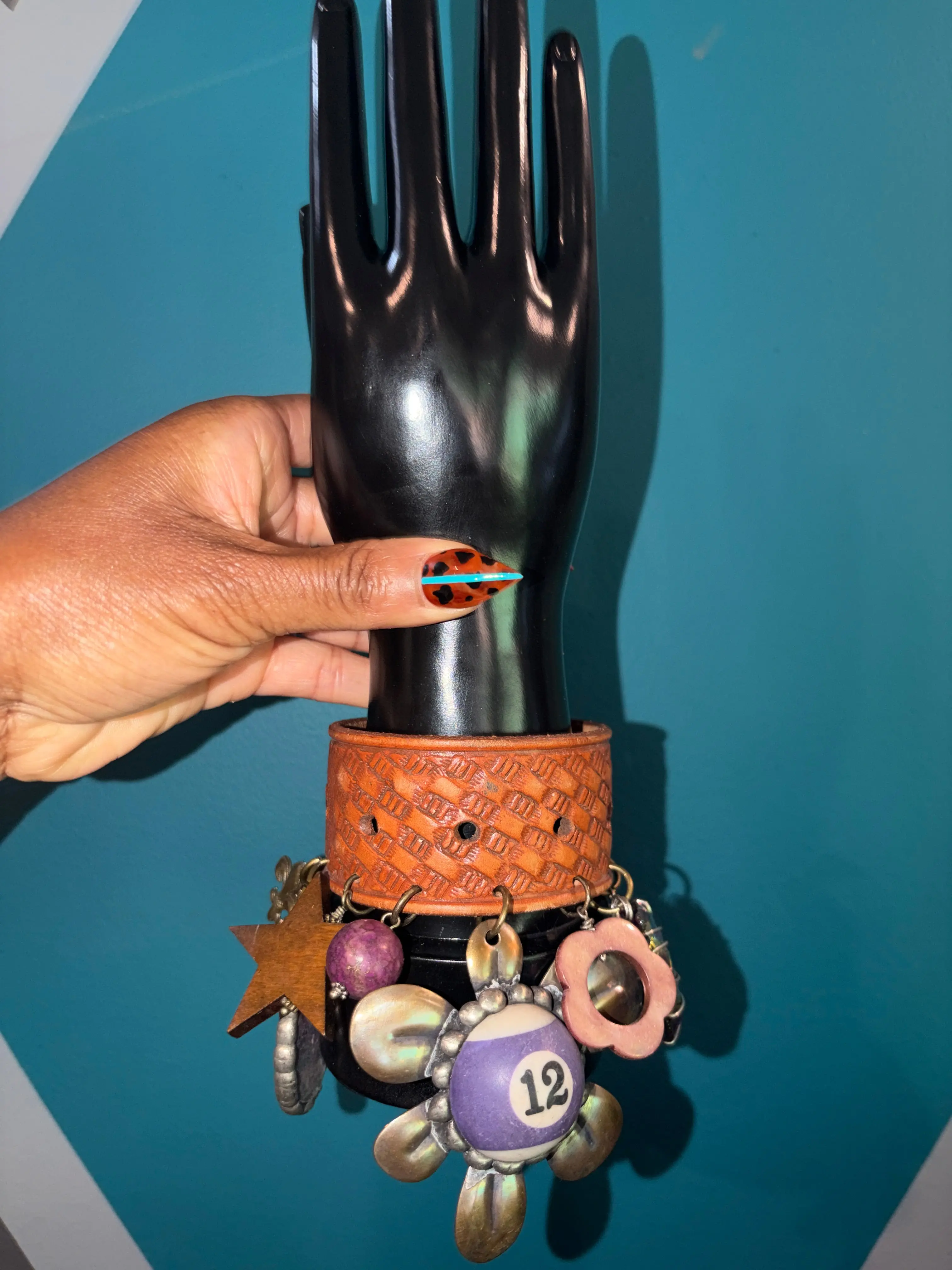 Lucky 12 Handmade Leather Bracelet