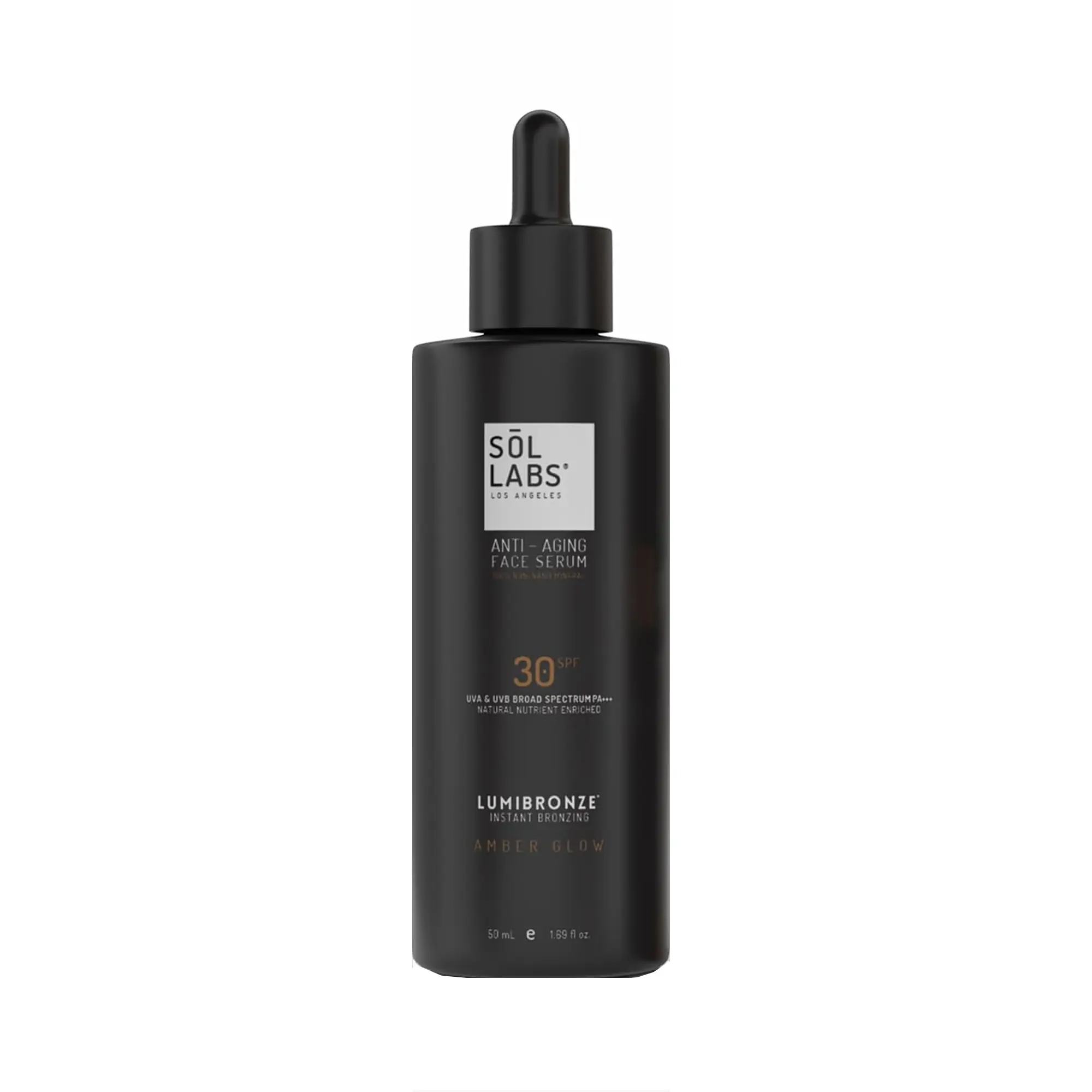Lumibronze SPF 30 Mineral Bronzing Serum, Anti-Aging Primer with Niacinamide and Hyaluronic Acid for a Smooth Finish, For All Skin Types