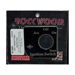 Rockwood – Ignition Key Switch Plate for Peterbilt