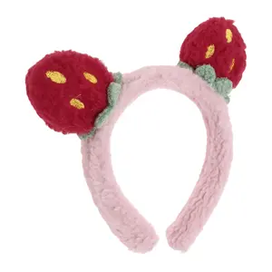 Unique Bargains Classic Elegant Strawberry Headbands for Women 7.87"x8.27"x0.79"