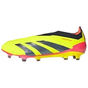 Adidas Predator 24 Elite Round-Toe Comfort FG Rubber Studs Football Shoes for Men in Yellow and Black Trending Shoes, House White Official Shoes to Get / Maison Mihara