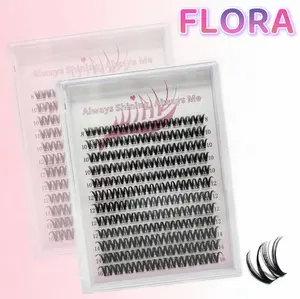 iWink Flora Cluster Lashes 8-16mm Wispy Fluffy Ultra-Thin Band for Natural Enhancement and Comfort Ideal for Everyday Wear mixed length natural look diy false eyelash extension life lash clusters Volume Comfortable craft makeup wispy velure  lashes maxico