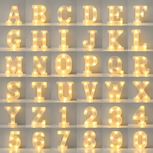 LED Letter Light, 7 Inch, Luminous Letter Numbers Night Light, Suitable for Home, Bar, Wedding, And Birthday Party Decorations