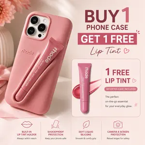 [ BUY 1 GET 1 FREE LIPSTICK ] 3D Lipstick Makeup Phone Case for iPhone 11–17 Pro Max