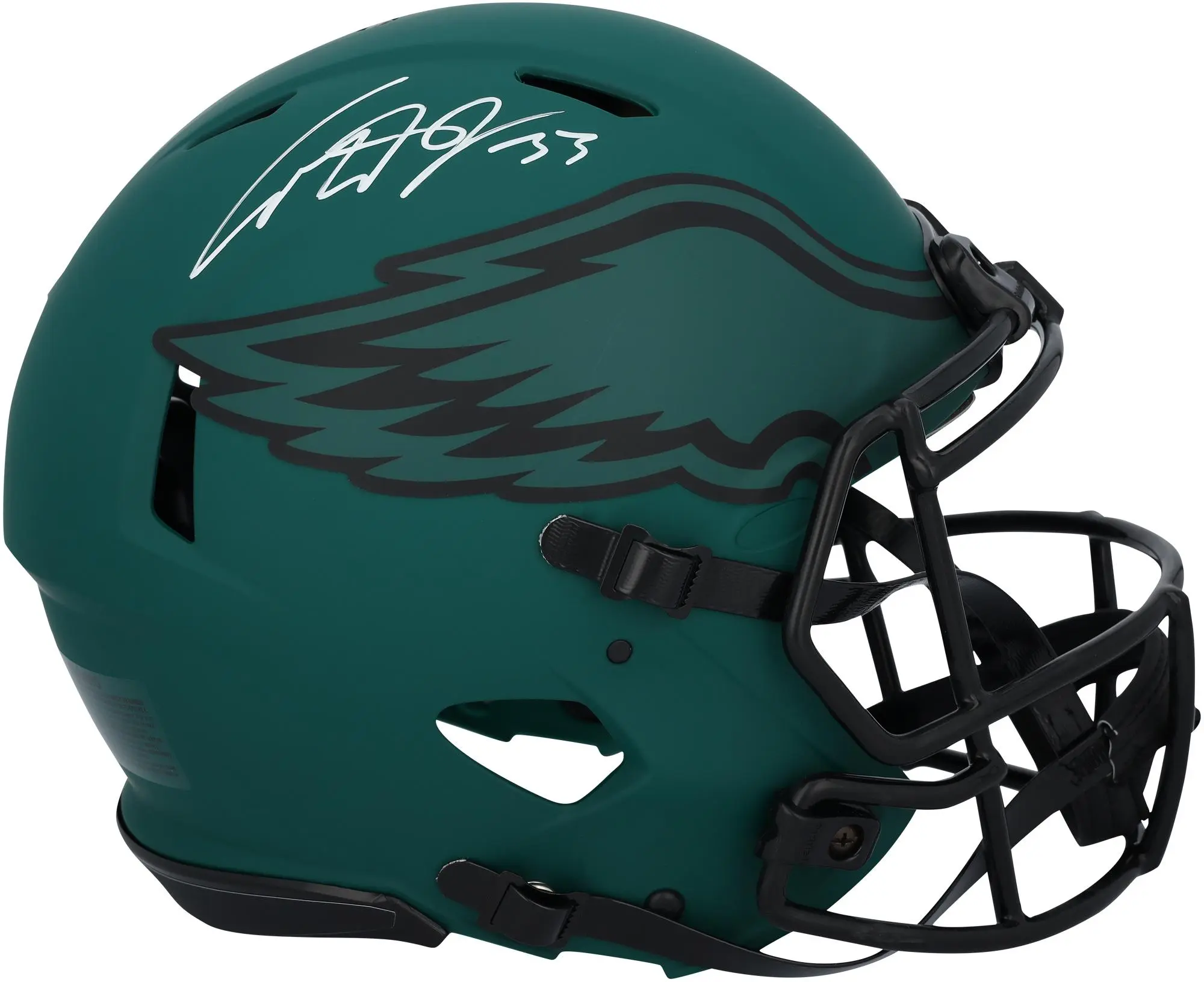 Cooper DeJean Philadelphia Eagles Autographed Riddell Rave Speed Authentic Helmet - Fanatics Authentic Certified