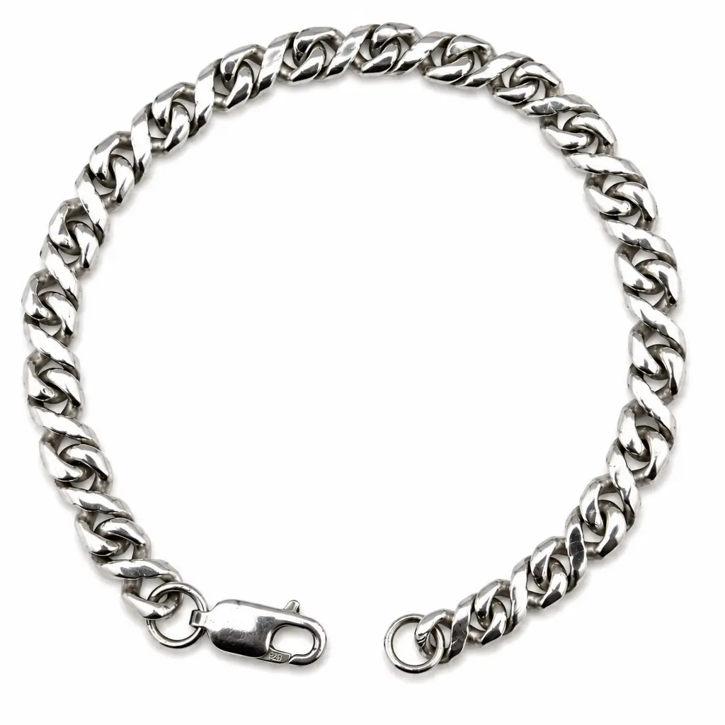 Everyone's New Favorite 925 Sterling Silver Infinity Link Bracelet