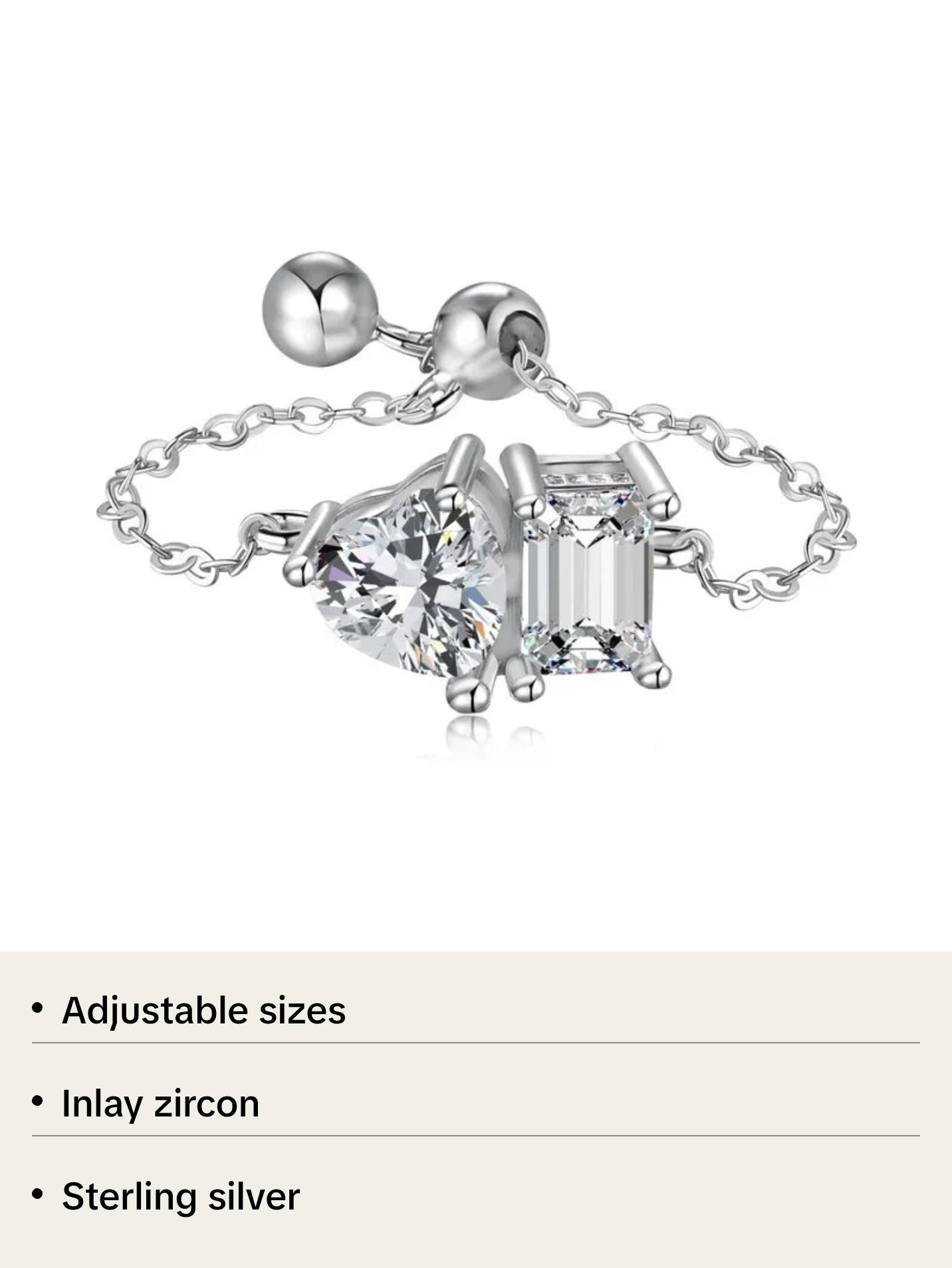 Adjustable Gem Rings