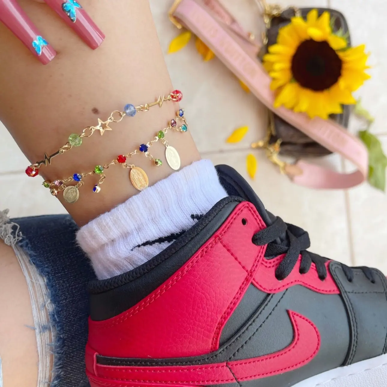 virgencita anklet