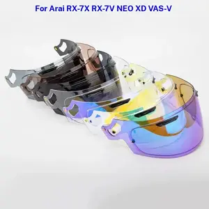 Arai Visor Shield for RX 7X RX7X CORSAIR X RX 7V RX7V NEO XD VAS V VECTOR X Defiant X High Strength UV Protection Sunscreen Motorcycle Helmet Lens