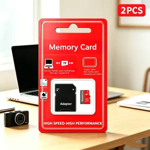 2 PCS SD Memory Card with Adapter for Dash Cams, 1TB Micro SD Card for Surveillance Cameras, Durable Micro TF SD Cards for Car Audio, SD Card & Microsdxc Card for Mobile Phones and PC
